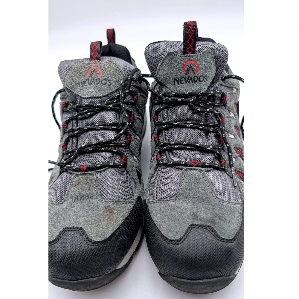 Nevados Iron WP Mens 13 W Waterproof Hiking Shoes Grey Black Low Top Sneakers